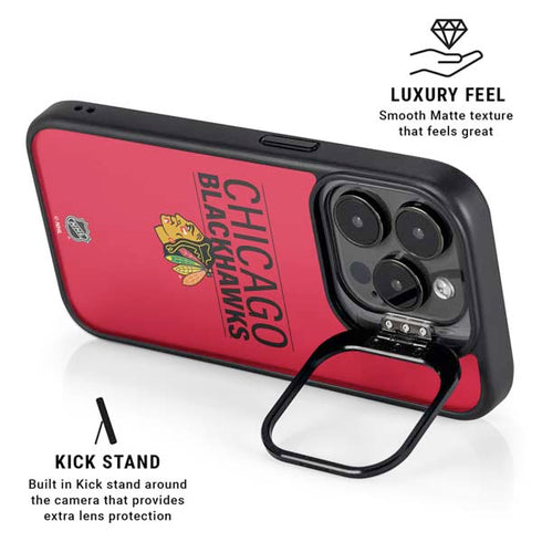 NHL Chicago Blackhawks Lineup iPhone 16 Pro Kickstand Case